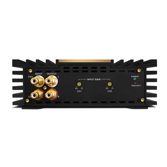 ZAPCO Z-300.2 AP 2-kanałowy wzmacniacz klasy AB klasy audiofilskiej 2-kanałowy wzmacniacz audiofilski klasy A/AB, moc przy 4Ω: 2 x 300 W